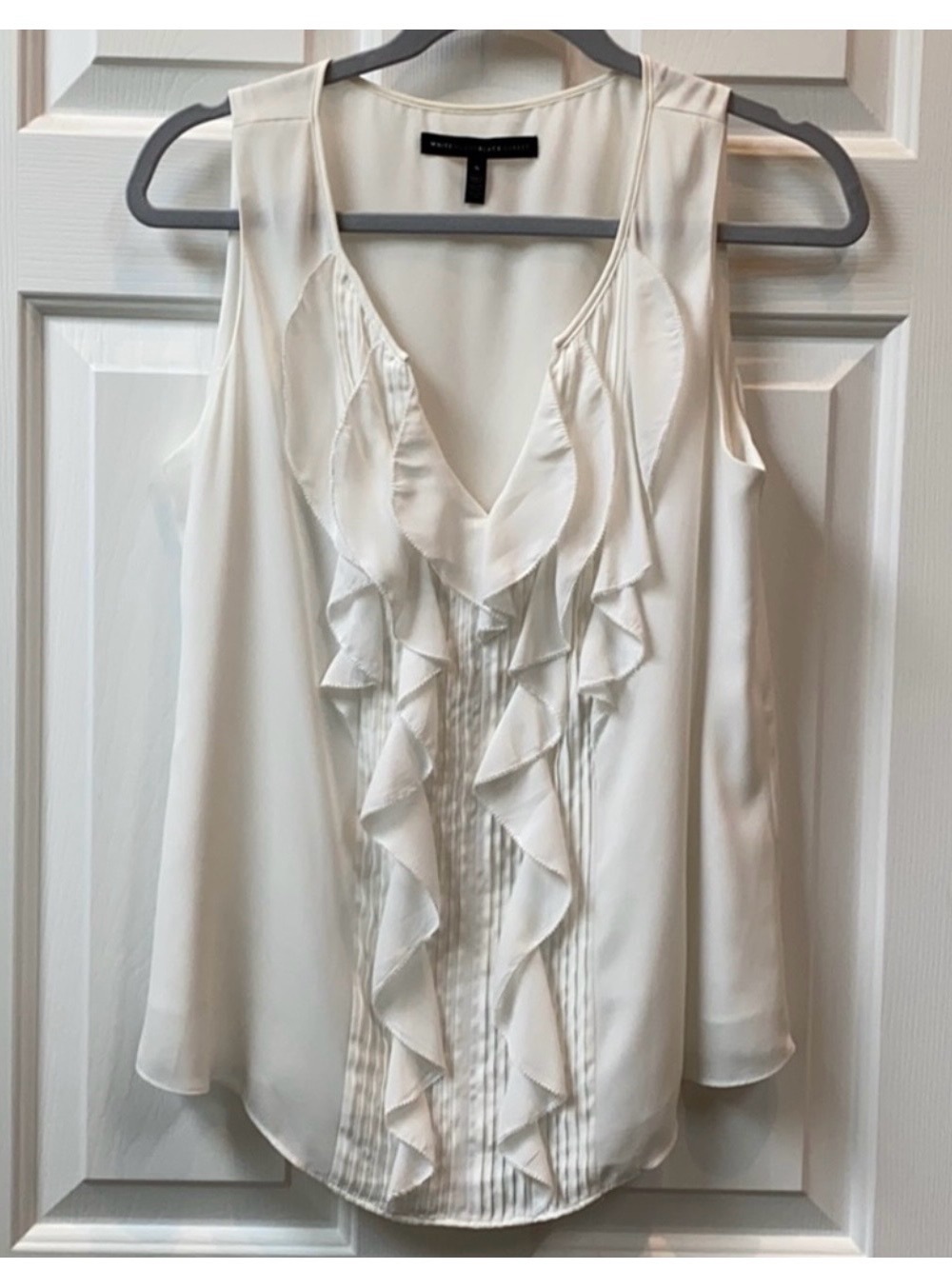 White House Black Market Ruffle Tank